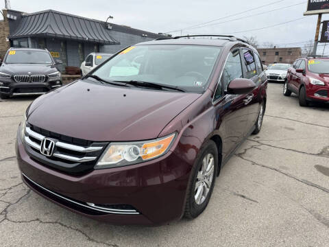 2014 Honda Odyssey for sale at Valley Auto Finance in Girard OH