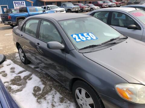 2006 Toyota Corolla for sale at Bailey & Sons Motor Co in Lyndon KS