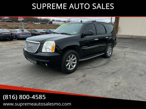 2007 GMC Yukon for sale at SUPREME AUTO SALES in Grandview MO