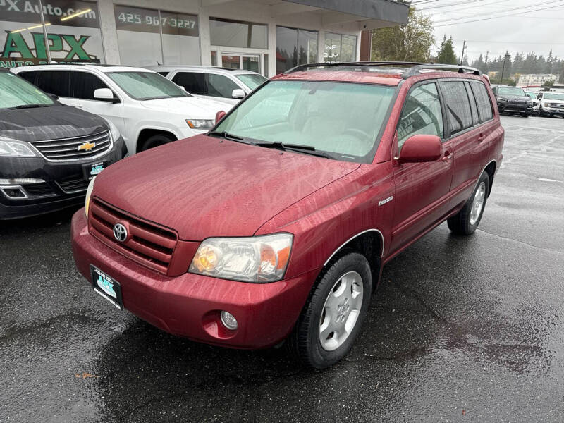 2005 Toyota Highlander for sale at APX Auto Brokers in Edmonds WA