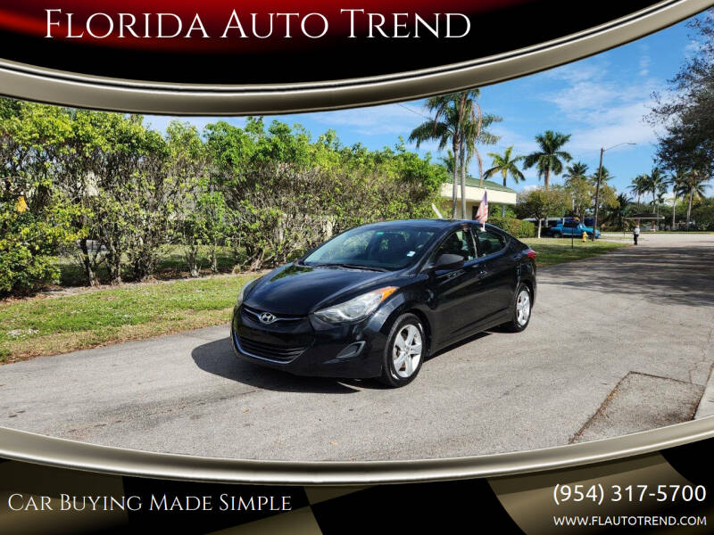 2013 Hyundai Elantra for sale at Florida Auto Trend in Plantation FL