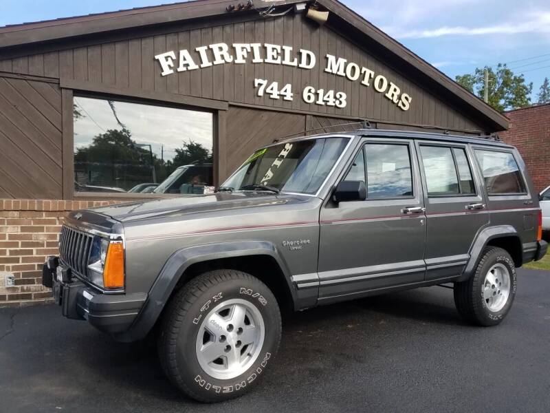 1987 Jeep Cherokee for sale at Fairfield Motors in Fort Wayne IN