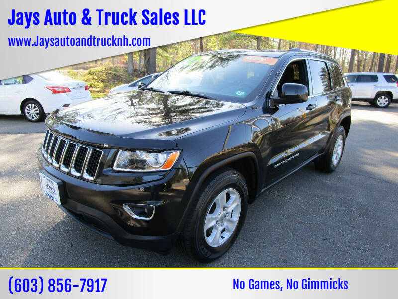 2015 Jeep Grand Cherokee for sale at Jays Auto & Truck Sales LLC in Loudon NH