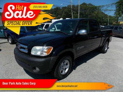 2006 Toyota Tundra for sale at Deer Park Auto Sales Corp in Newport News VA