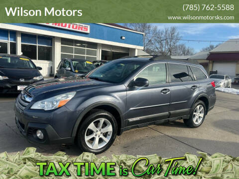 2014 Subaru Outback for sale at Wilson Motors in Junction City KS