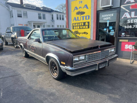 1987 Chevrolet El Camino for sale at A&A Auto Sales in Fairhaven MA