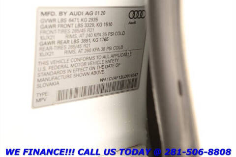 2020 Audi Q8 quattro Prestige 55 TFSI