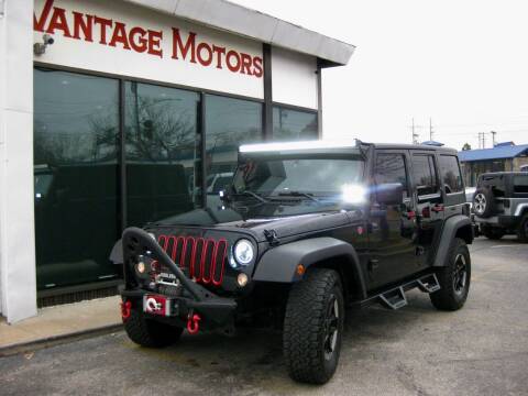 2014 Jeep Wrangler Unlimited for sale at Vantage Motors LLC in Raytown MO