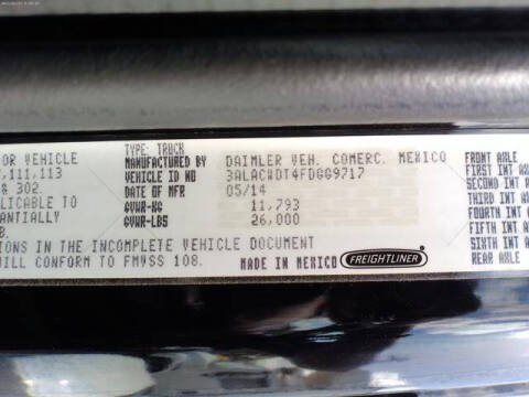 2015 Freightliner M2 106