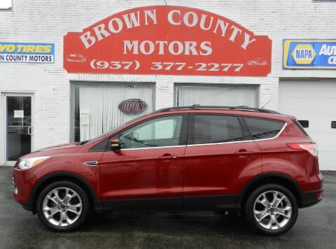 2013 Ford Escape for sale at Brown County Motors in Russellville OH