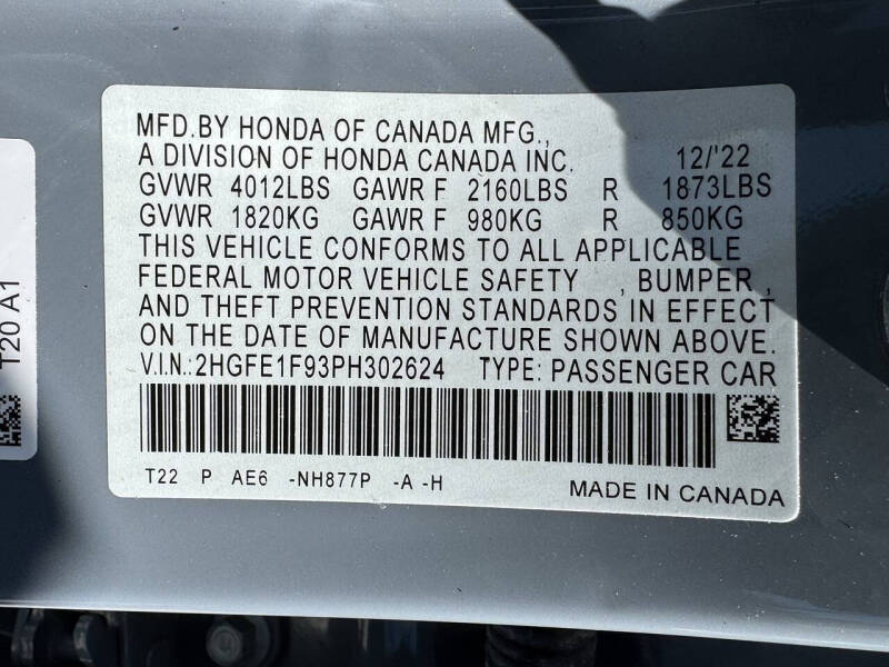 2023 Honda Civic Touring