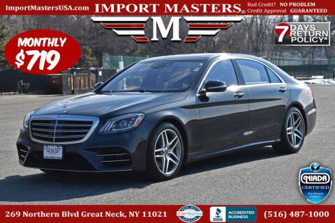 2019 Mercedes-Benz S-Class for sale at Import Masters in Great Neck NY