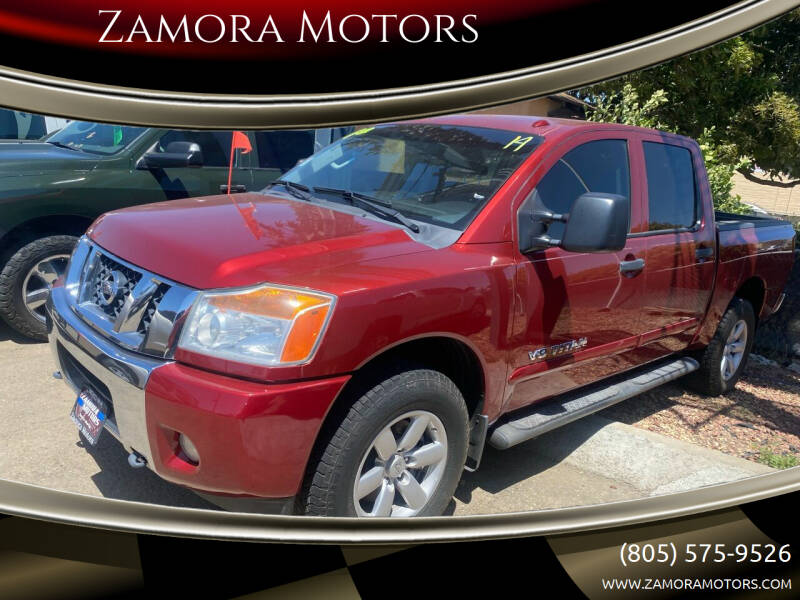 2014 Nissan Titan for sale at Zamora Motors in Santa Maria CA