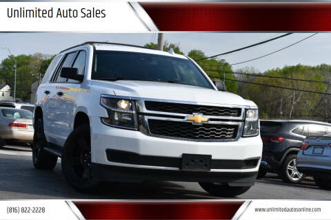 2017 Chevrolet Tahoe for sale at Unlimited Auto Sales in Kansas City MO