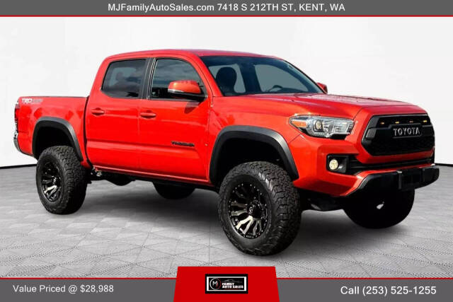 2016 Toyota Tacoma for sale at MJ FAMILY AUTO SALES in Kent, WA