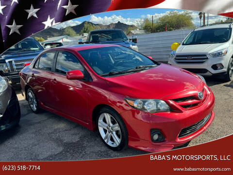 2013 Toyota Corolla for sale at Baba's Motorsports, LLC in Phoenix AZ