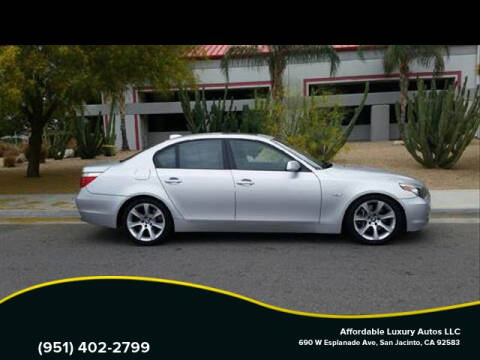 2007 BMW 5 Series for sale at Affordable Luxury Autos LLC in San Jacinto CA