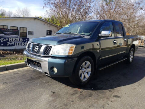 2004 Nissan Titan for sale at TR MOTORS in Gastonia NC