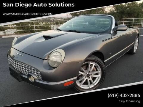 2003 Ford Thunderbird for sale at San Diego Auto Solutions in Escondido CA
