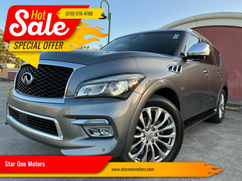 2015 Infiniti QX80 for sale at Star One Motors in Hayward CA
