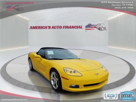 2006 Chevrolet Corvette for sale at America's Auto Financial in Houston TX