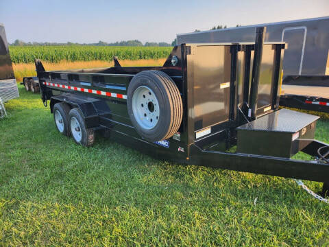 2024 Sure-Trac 7 x 16 Dump Trailer 16K for sale at Swartz Trailer Sales LLC in Harbor Beach MI