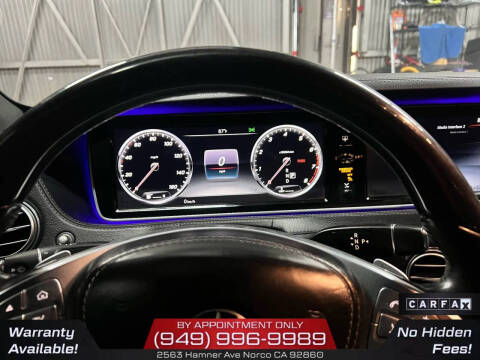 2017 Mercedes-Benz S-Class S 550