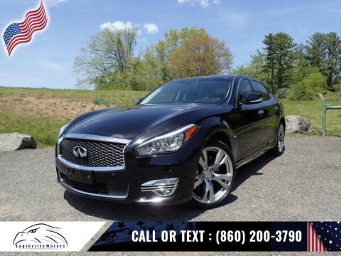 2015 Infiniti Q70L for sale at EAGLEVILLE MOTORS LLC in Storrs Mansfield CT