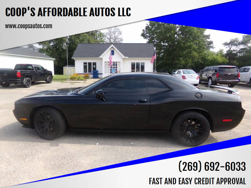 2012 Dodge Challenger for sale at COOP'S AFFORDABLE AUTOS LLC in Otsego MI