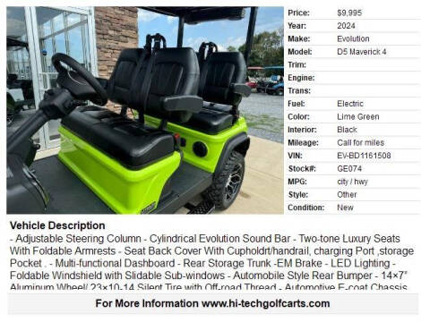 2024 Evolution D5 Maverick 4