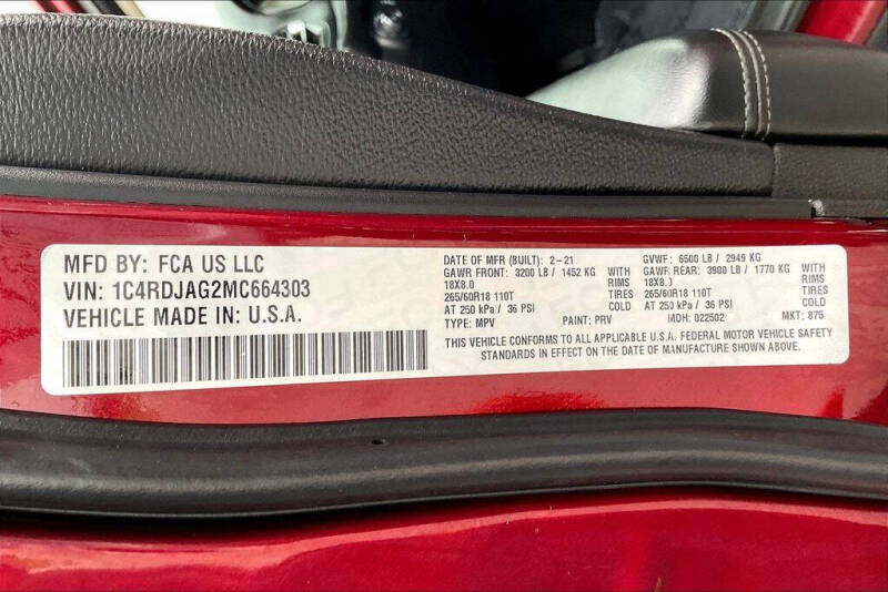 2021 Dodge Durango SXT Plus