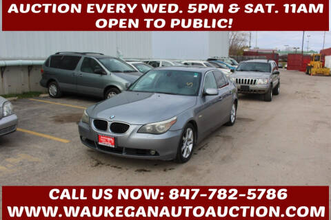 2005 BMW 5 Series for sale at Waukegan Auto Auction in Waukegan IL