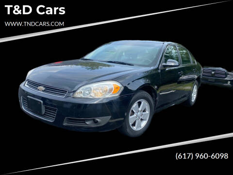 2011 Chevrolet Impala for sale at T&D Cars in Holbrook MA
