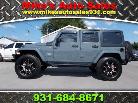 2014 Jeep Wrangler Unlimited for sale at Mike's Auto Sales in Shelbyville TN