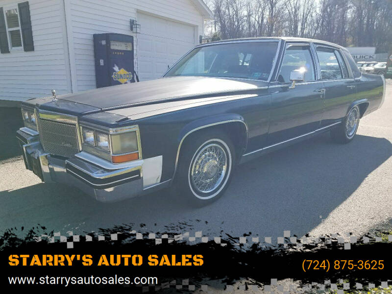 1984 Cadillac Fleetwood Brougham for sale at STARRY'S AUTO SALES in New Alexandria PA
