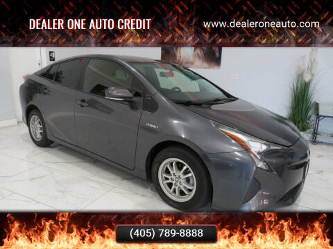 2016 Toyota Prius for sale at Dealer One Auto Credit in Oklahoma City OK