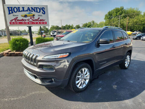 2015 Jeep Cherokee for sale at Holland's Auto Sales in Harrisonville MO