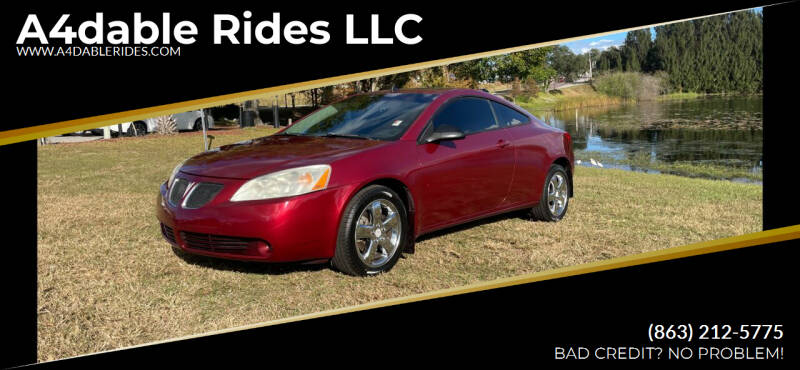 2008 Pontiac G6 for sale at A4dable Rides LLC in Haines City FL