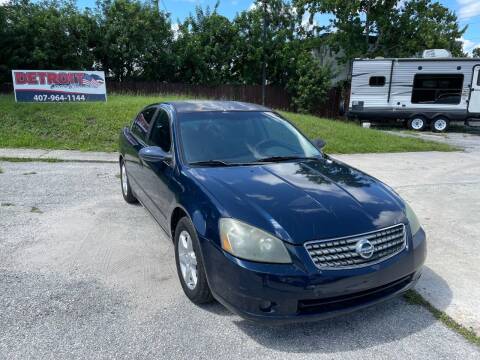 2006 Nissan Altima for sale at Detroit Cars and Trucks in Orlando FL