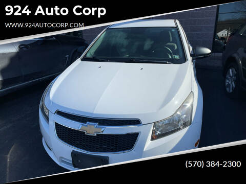2014 Chevrolet Cruze for sale at 924 Auto Corp in Sheppton PA