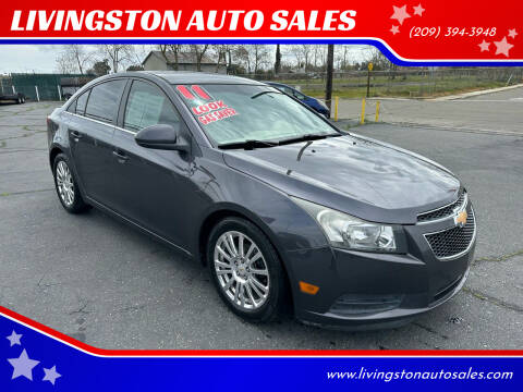2011 Chevrolet Cruze for sale at LIVINGSTON AUTO SALES in Livingston CA