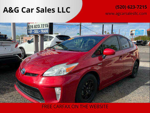 2013 Toyota Prius for sale at A&G Car Sales  LLC in Tucson AZ