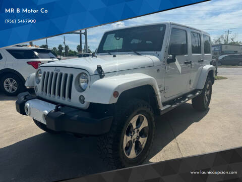 2016 Jeep Wrangler Unlimited for sale at MR B Motor Co in Brownsville TX