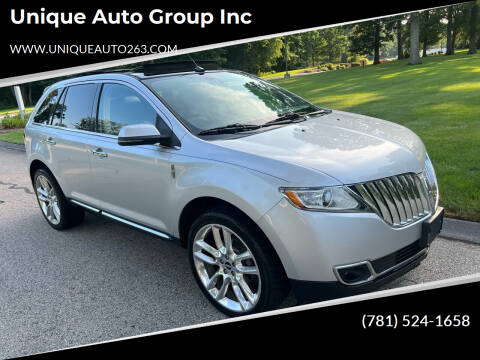 2013 Lincoln MKX for sale at Unique Auto Group Inc in Whitman MA
