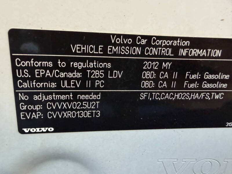 2012 Volvo S60 T5