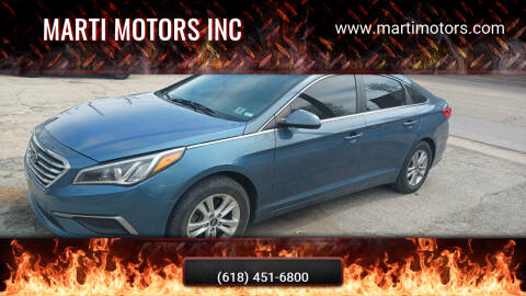 2017 Hyundai Sonata for sale at Marti Motors Inc in Madison IL