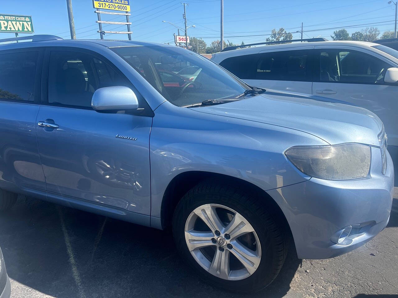 2008 Toyota Highlander for sale at HEARTLAND AUTO SALES in Indianapolis, IN