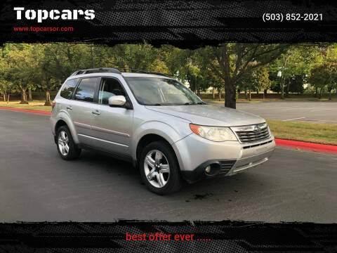 2010 Subaru Forester for sale at Topcars in Wilsonville OR