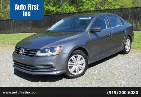 2017 Volkswagen Jetta for sale at Auto First Inc in Durham NC
