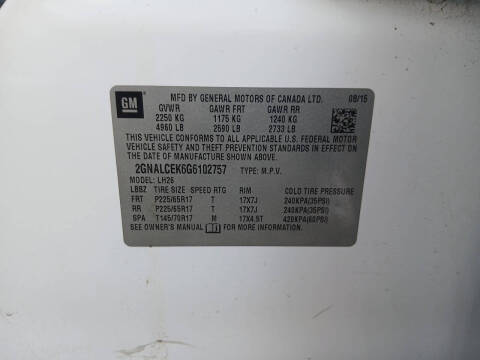 2016 Chevrolet Equinox LT